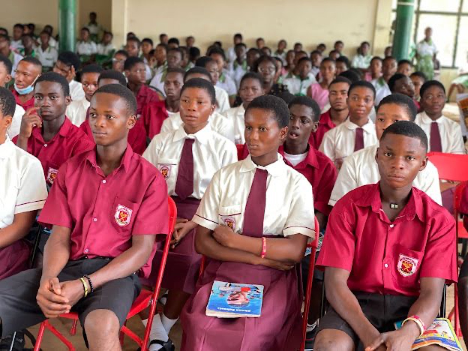 School audience at BAWWN outreach